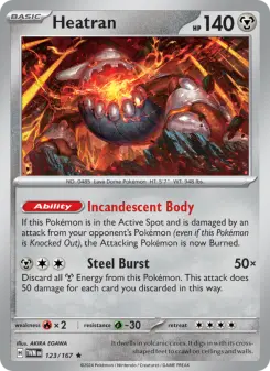Heatran, Twilight Masquerade 123