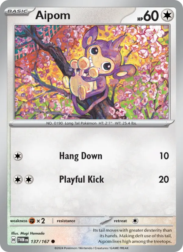 Aipom, Twilight Masquerade 137