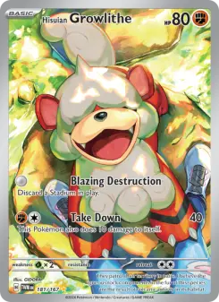 Hisuian Growlithe, Twilight Masquerade 181
