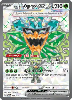 Teal Mask Ogerpon ex, Twilight Masquerade 190