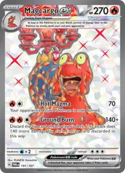 Magcargo ex, Twilight Masquerade 191