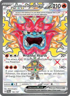 Hearthflame Mask Ogerpon ex, Twilight Masquerade 192
