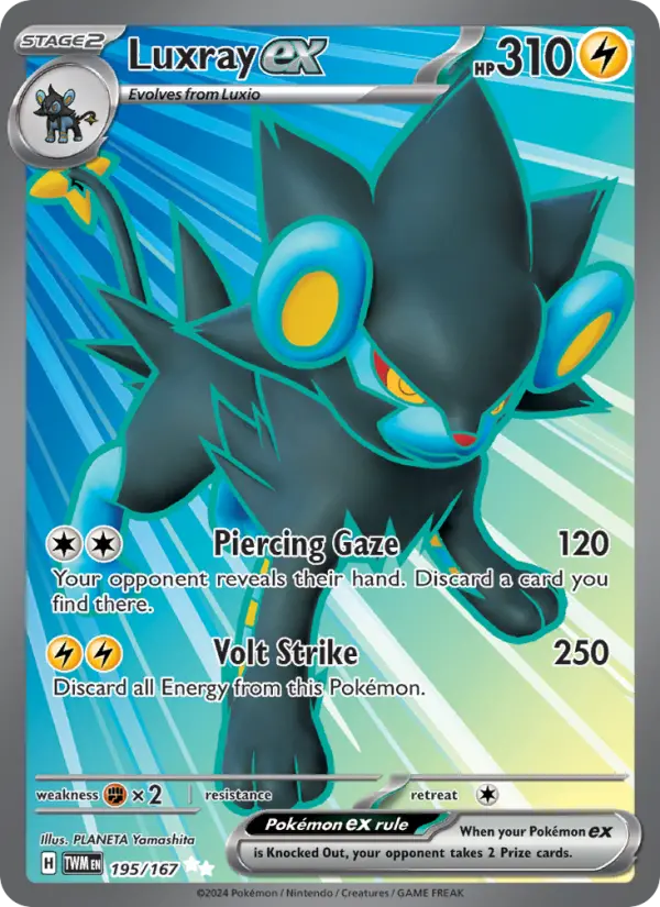 Luxray ex, Twilight Masquerade 195