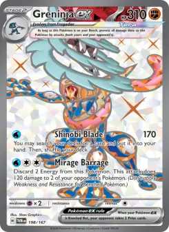 Greninja ex, Twilight Masquerade 198