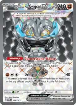 Cornerstone Mask Ogerpon ex, Twilight Masquerade 199