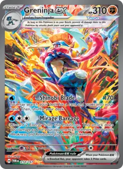 Greninja ex, Twilight Masquerade 214