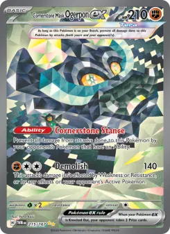 Cornerstone Mask Ogerpon ex, Twilight Masquerade 215