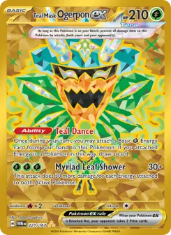 Teal Mask Ogerpon ex, Twilight Masquerade 221