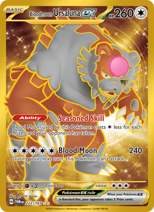 Bloodmoon Ursaluna ex, Twilight Masquerade 222