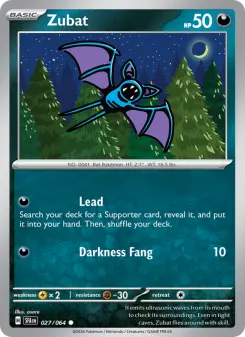 Zubat, Shrouded Fable 027