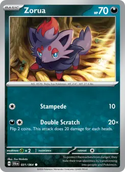 Zorua, Shrouded Fable 031