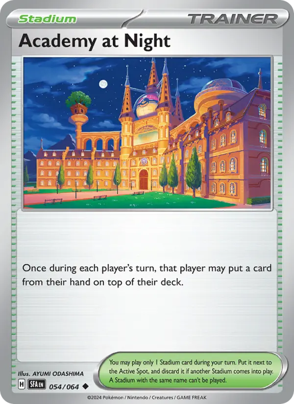 Academy at Night, Shrouded Fable 054