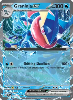 Greninja ex, Stellar Crown 041