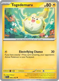 Togedemaru, Stellar Crown 054