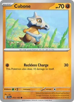 Cubone, Stellar Crown 072