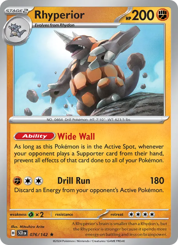 Rhyperior, Stellar Crown 076