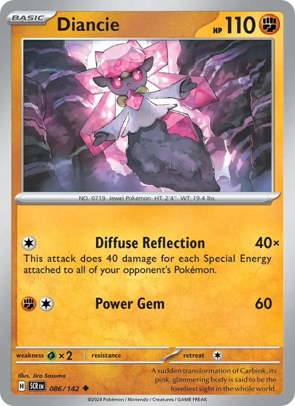 Diancie, Stellar Crown 086
