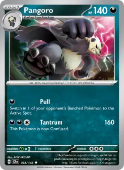 Pangoro, Stellar Crown 093