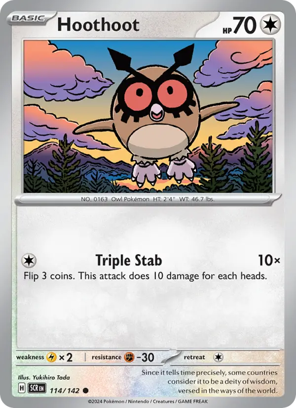 Hoothoot, Stellar Crown 114