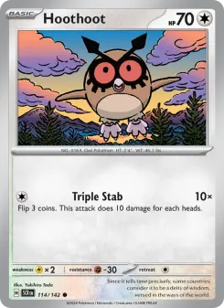 Hoothoot, Stellar Crown 114