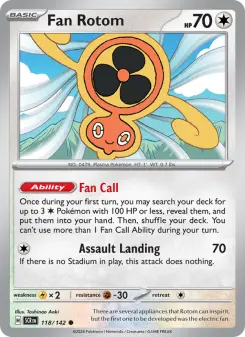 Fan Rotom, Stellar Crown 118