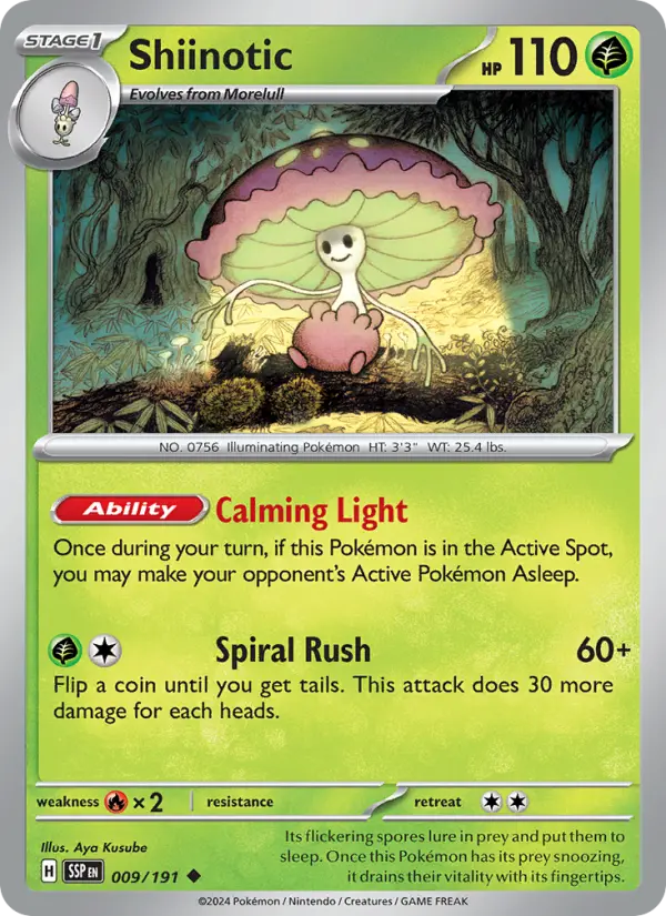 Shiinotic, Surging Sparks 009