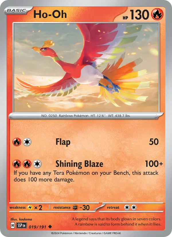 Ho-Oh, Surging Sparks 019