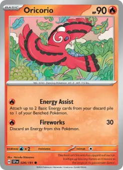 Oricorio, Surging Sparks 026