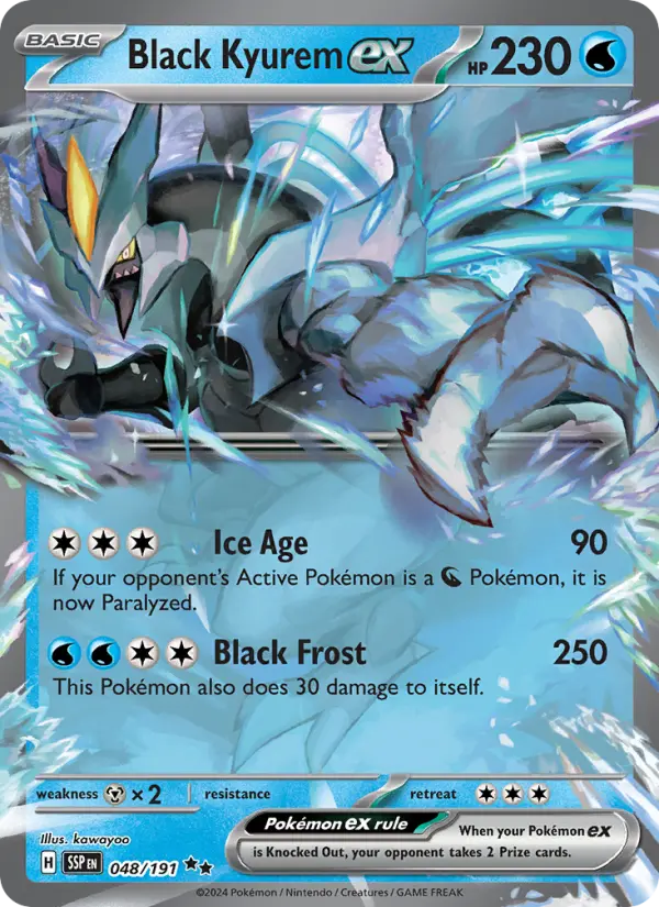 Black Kyurem ex, Surging Sparks 048