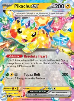 Pikachu ex, Surging Sparks 057