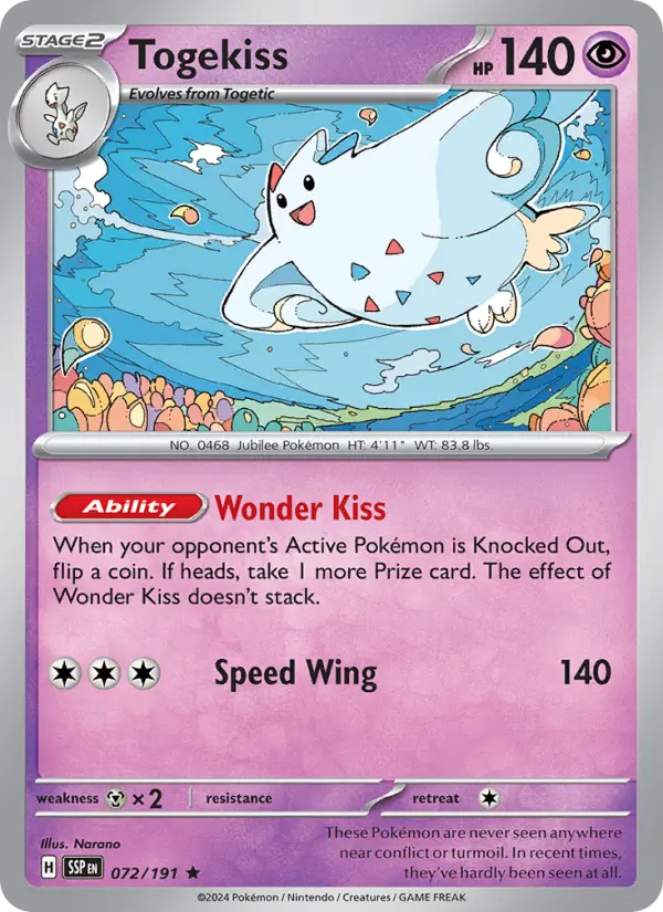 Togekiss, Surging Sparks 072