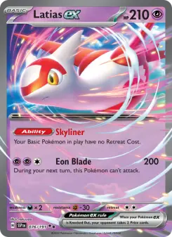 Latias ex, Surging Sparks 076