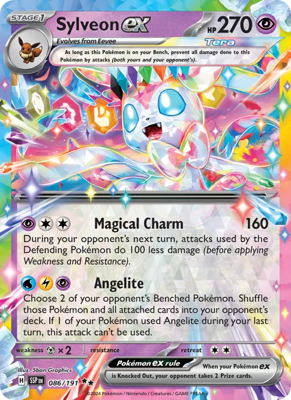 Sylveon ex, Surging Sparks 086