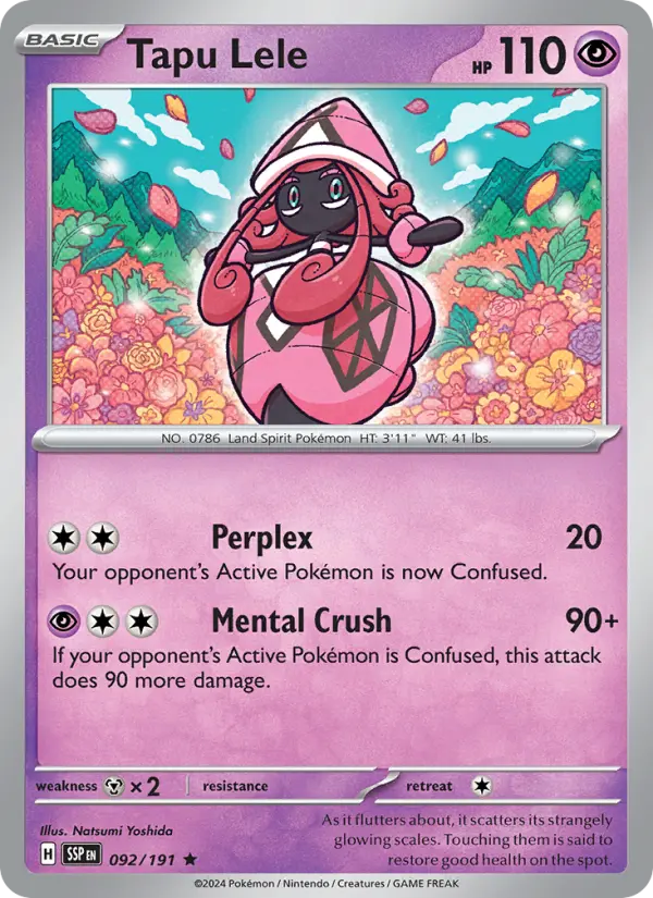 Tapu Lele, Surging Sparks 092