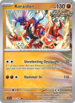 Koraidon, Surging Sparks 116
