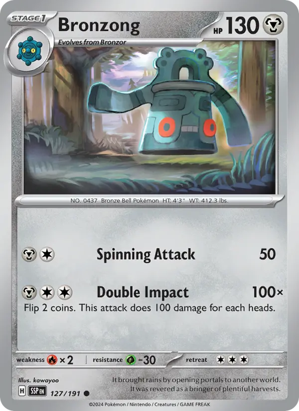 Bronzong, Surging Sparks 127