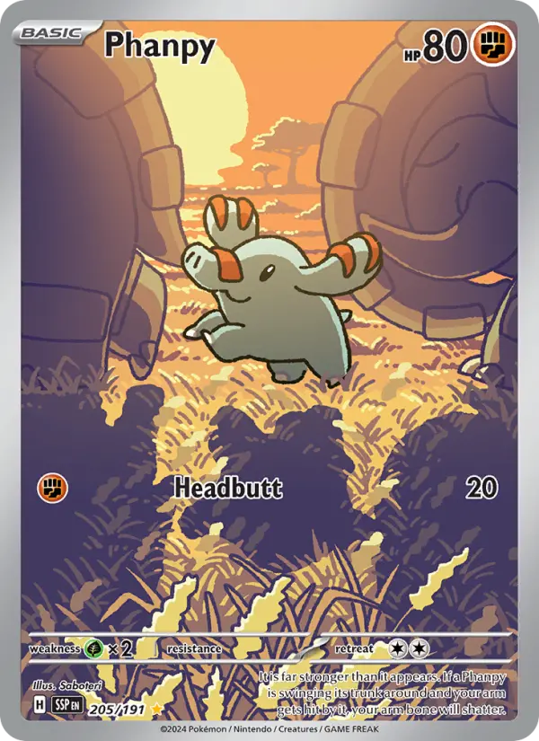 Phanpy, Surging Sparks 205