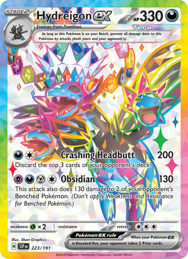 Hydreigon ex, Surging Sparks 223