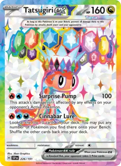 Tatsugiri ex, Surging Sparks 226