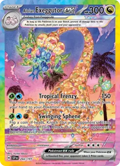 Alolan Exeggutor ex, Surging Sparks 242