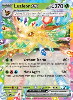 Leafeon ex, Prismatic Evolutions 006
