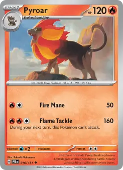Pyroar, Prismatic Evolutions 016