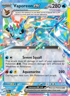Vaporeon ex, Prismatic Evolutions 023