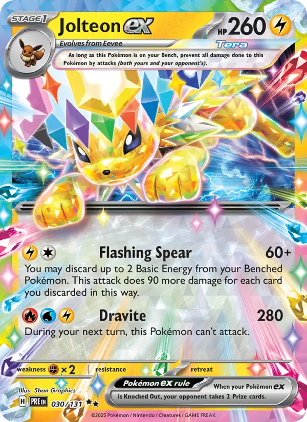 Jolteon ex, Prismatic Evolutions 030
