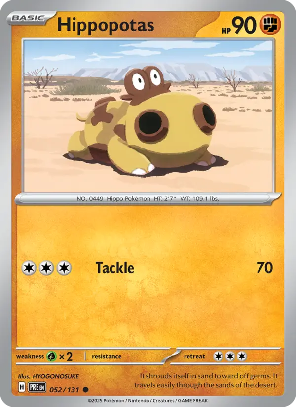 Hippopotas, Prismatic Evolutions 052