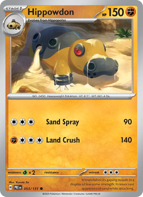 Hippowdon, Prismatic Evolutions 053