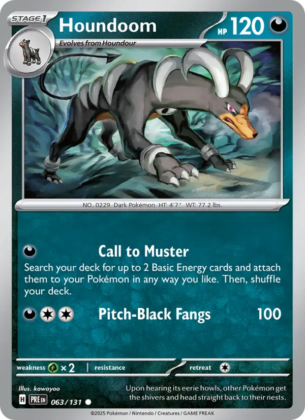 Houndoom, Prismatic Evolutions 063