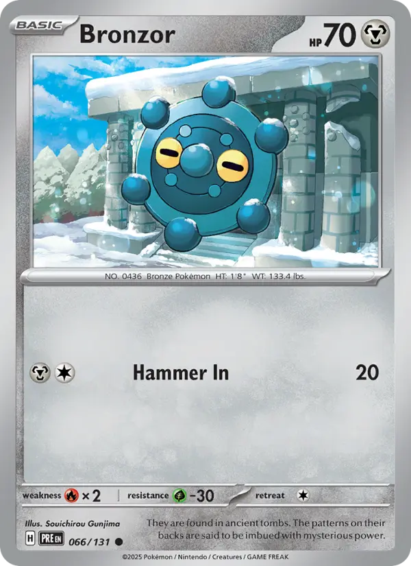 Bronzor, Prismatic Evolutions 066