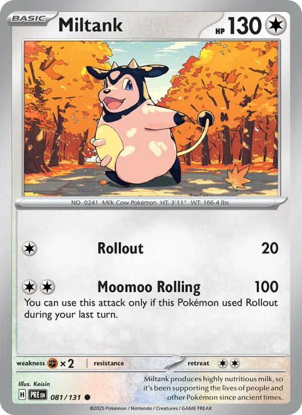 Miltank, Prismatic Evolutions 081
