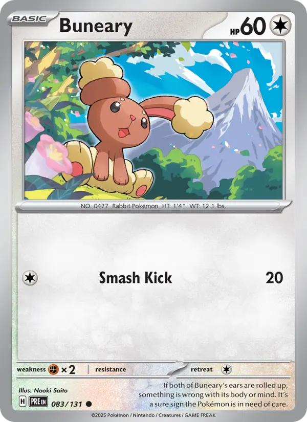Buneary, Prismatic Evolutions 083